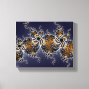 Impressão Em Tela Propelleflora - Swirl Fractal