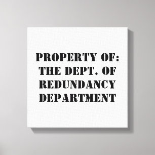 Impressão Em Tela Propriedade do Departamento de Redundância