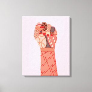 Impressão Em Tela Protesto contra as mulheres de arte moderna