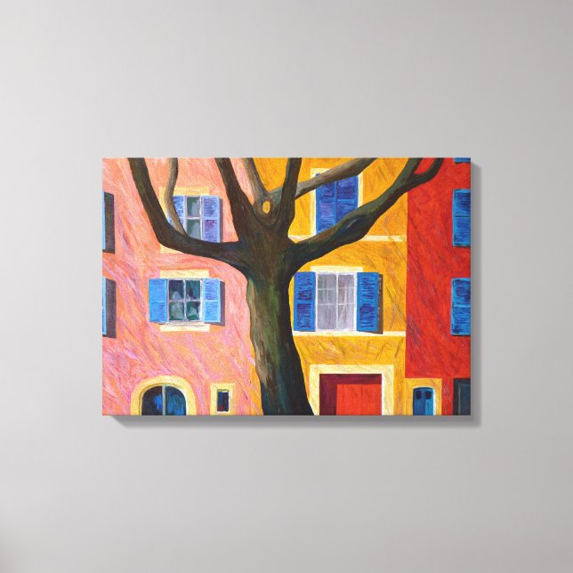 Impressão Em Tela Provença e plátano (Frente)