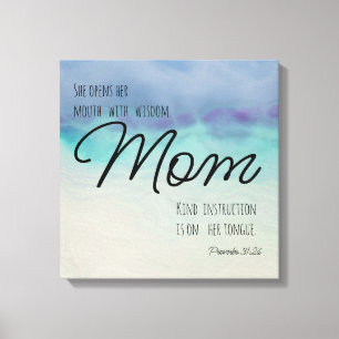Impressão Em Tela Provérbios 31 Mãe