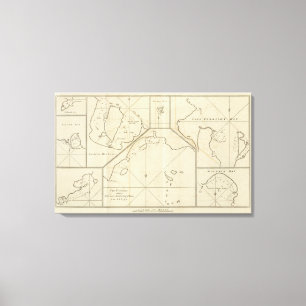 Impressão Em Tela Providência do cabo, a angra de St David, o Chile