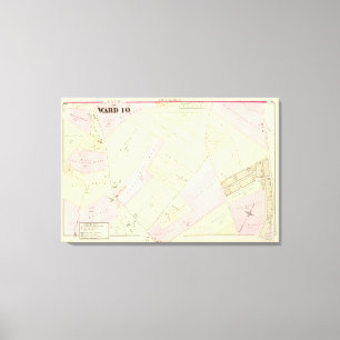 Impressão Em Tela Providência Rhode - mapa 2 da ilha