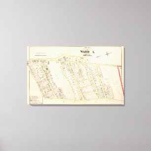 Impressão Em Tela Providência Rhode - mapa da ilha