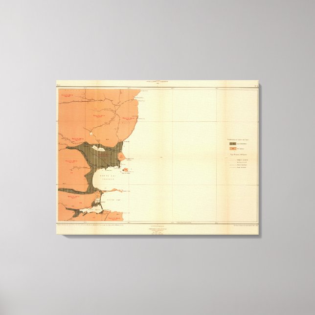 Impressão Em Tela Província da Nova Escócia de Cape Breton (Frente)