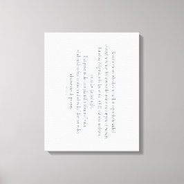 Impressão Em Tela Psalm 1, does not walk in step with the wicked