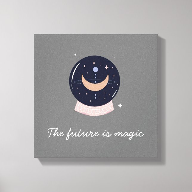 Impressão Em Tela Psíquica de bola de cristal (Frente)