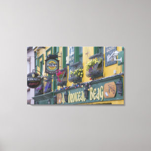 Impressão Em Tela Pub, Dingle, Península de Dingle, County Kerry,