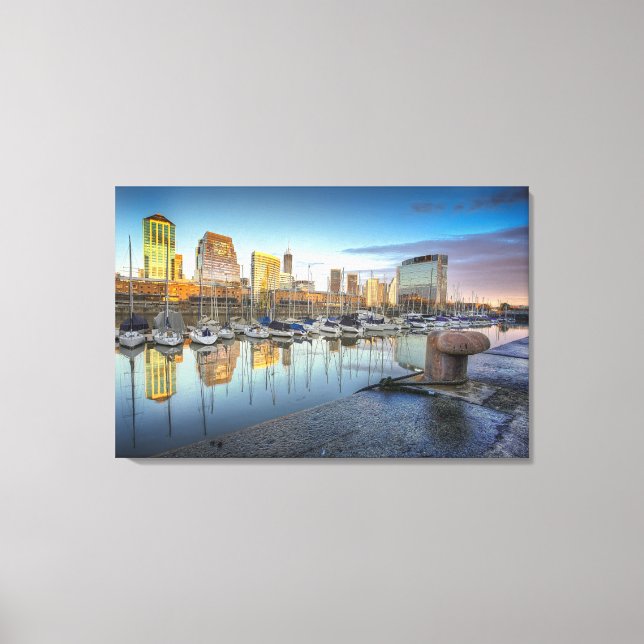 Impressão Em Tela Puerto Madero (Frente)