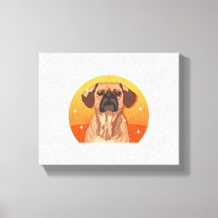 Impressão Em Tela Puggle Dog Owner Puggle Lover