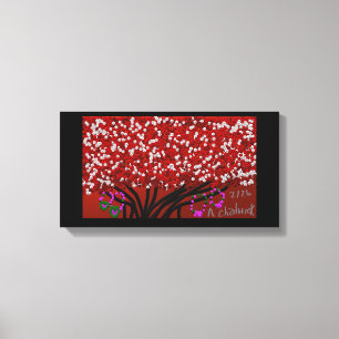 Impressão Em Tela Pulseiras de Amizade Árvore