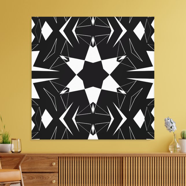 Impressão Em Tela Pulso Monocromático (Insitu(Sala de estar))