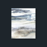 Impressão Em Tela Pulverização do Sal Neutro<br><div class="desc">Spray I neutro de sal por Victoria Borges. Blues e cinzentos se juntam em um estilo semelhante a uma aquarela para criar colinas rolantes pitorescas.</div>