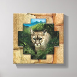 Impressão Em Tela Puma - Arte de Parede em Tela Envolvida