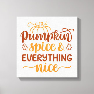 Impressão Em Tela Pumpkin Spice e tudo de bom