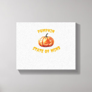 Impressão Em Tela Pumpkin State - Halloween Oversize T-Shir