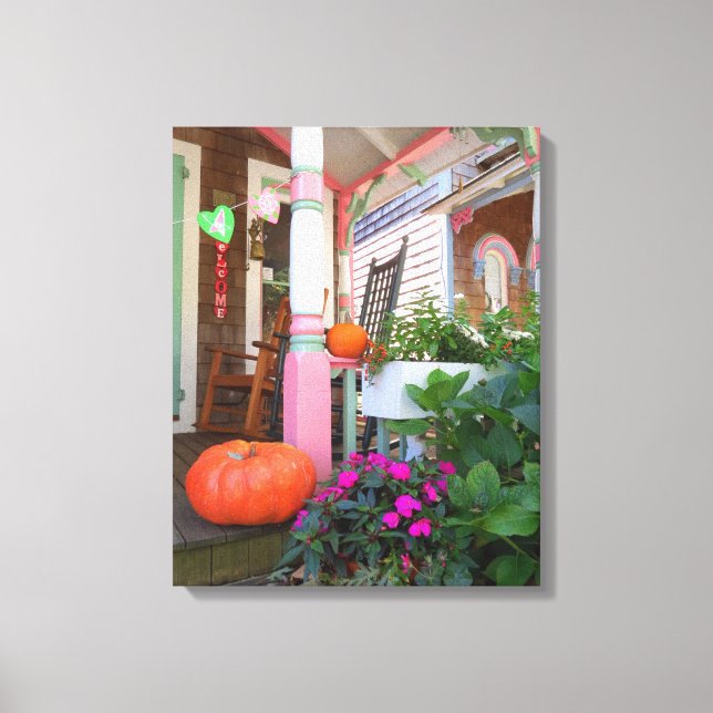 Impressão Em Tela Pumpkins e Corações - Vineyard de Martha (Frente)