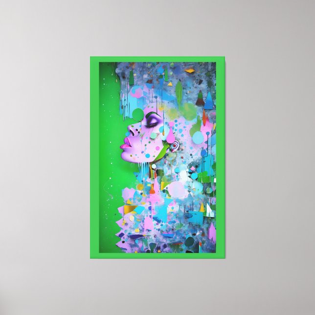 Impressão Em Tela Punk - Ken Gage Surreal Art (Frente)