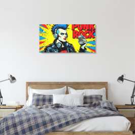 IMPRESSÃO EM TELA PUNK ROCK PARA SEMPRE
