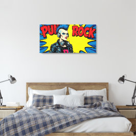 IMPRESSÃO EM TELA PUNK ROCK PARA SEMPRE-5