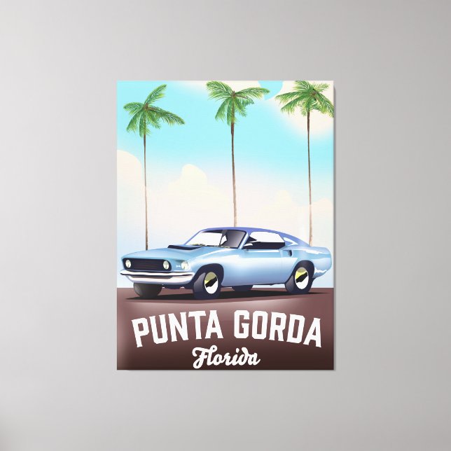 Impressão Em Tela Punta Gordo Florida (Frente)