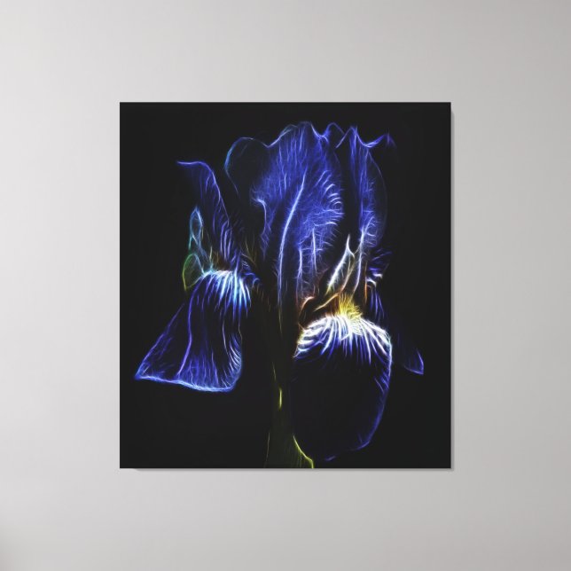 Impressão Em Tela Purple Iris (Frente)