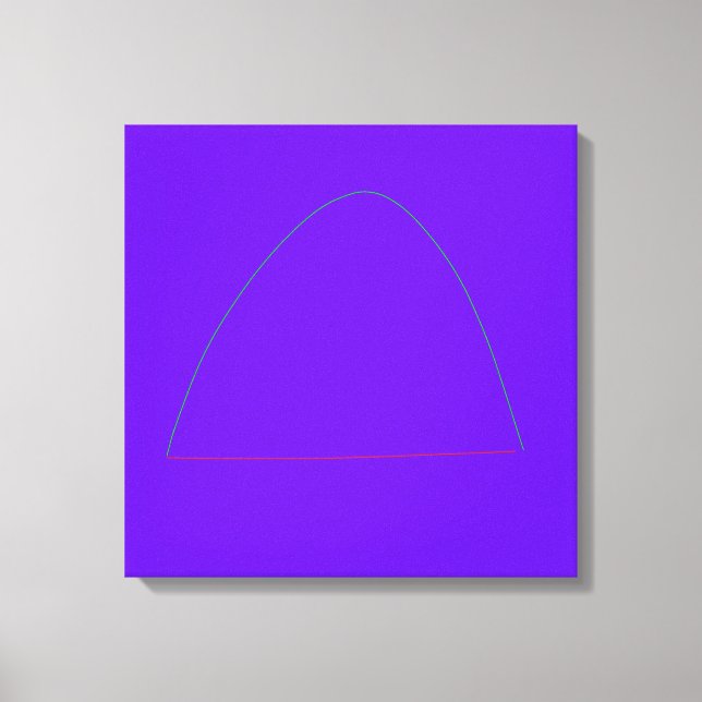 Impressão Em Tela Purple Mountain (Frente)