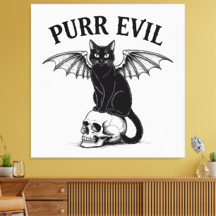 Impressão Em Tela Purr Mau Cat