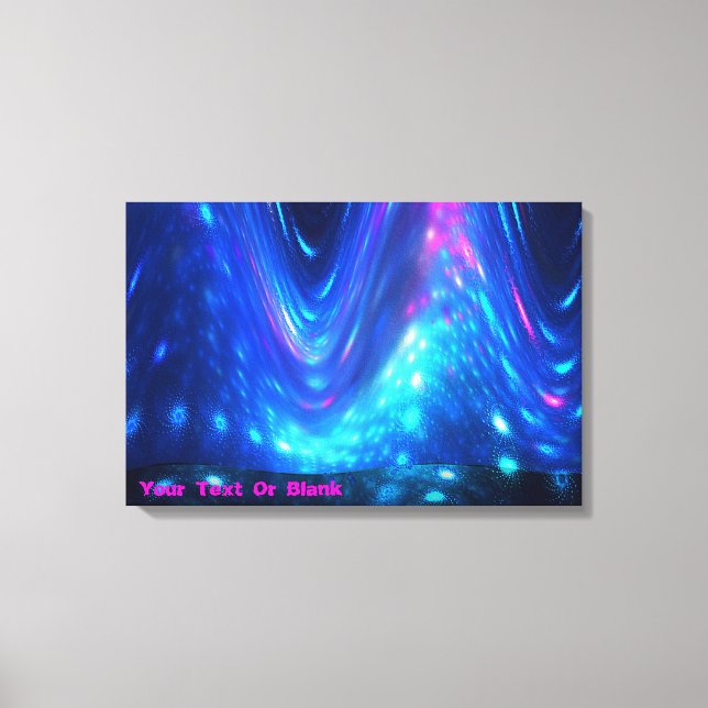 Impressão Em Tela Qaanaaq - Luzes Nortes (Frente)