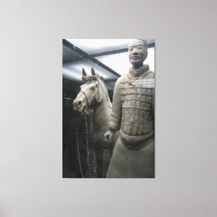 Impressão Em Tela Qin Chinês Terracotta Soldier do século 3 a.C. /