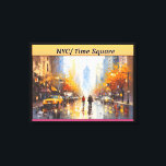 Impressão Em Tela Quadrado de NYC/Tempo<br><div class="desc">Veja esta bela e icônica imagem da Time Square em Nova Iorque. Esta imagem ficaria bem em um escritório, dormitório ou toca-roupa familiar. Você pode comprar esta tela de desenho "NYC/Time Square" no meu impressão a pedido. Sinta-se livre para navegar pela minha loja até que satisfaça sua curiosidade.</div>