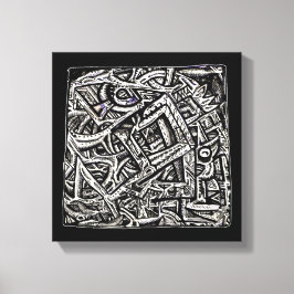 Impressão Em Tela Quadrado Um, de Brian Benson