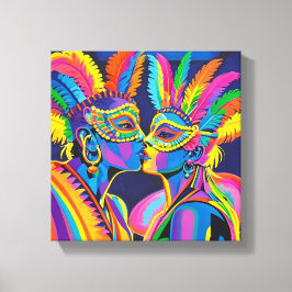 Impressão Em Tela Quadro carnaval para si apaixonar