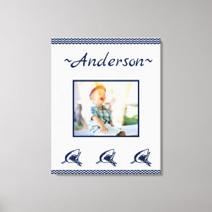 Impressão Em Tela Quadro de Fotos do Marinho Náutico de Tubarão Az