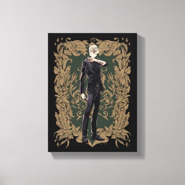 Impressão Em Tela Quadro de Ornamentado Anime Draco Malfoy (Frente)