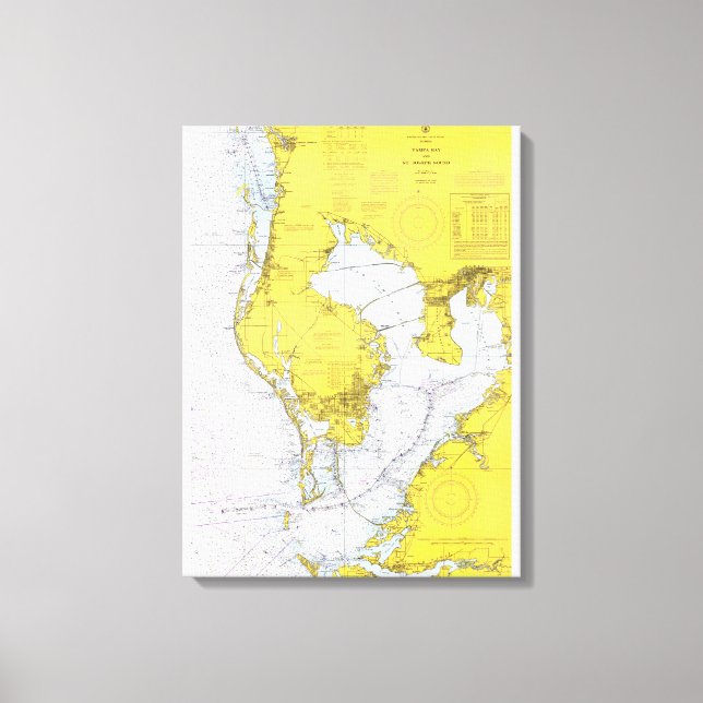 Impressão Em Tela Quadro náutico Tampa Bay (Frente)