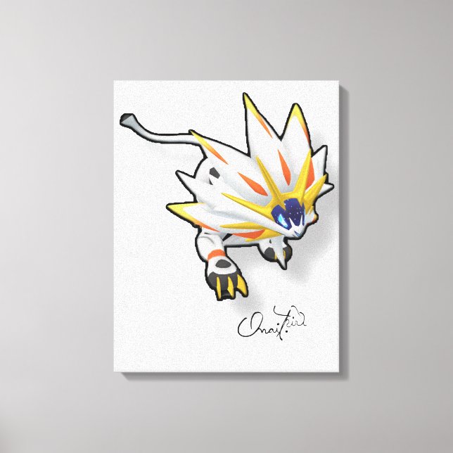 Impressão Em Tela Quadros Relacionados a Pokémon GO. (Frente)