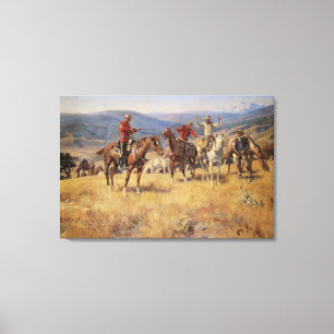 Impressão Em Tela Quando a Lei Embota o Fio da Sorte por CM Russell