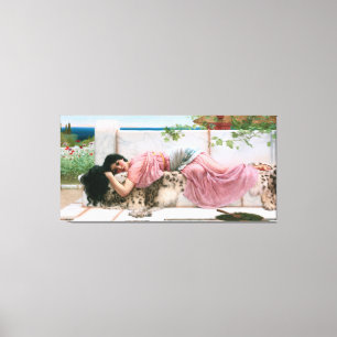 Impressão Em Tela Quando o coração é jovem por John William Godwa