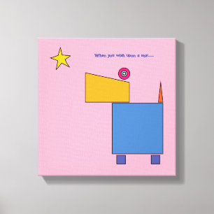 Impressão Em Tela Quando você quiser uma estrela... por Michele Mose