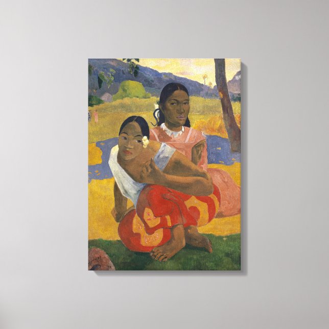 Impressão Em Tela Quando você vai se Casado de Paul Gauguin? (Frente)