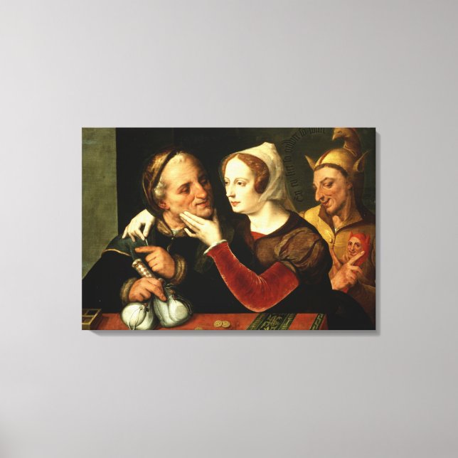 Impressão Em Tela Quanto Mais Velho, Mais Maduro Se Torna (Frente)