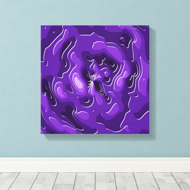 Impressão Em Tela Quantum Mechanics Mathematical Pattern  (Insitu(piso de madeira))