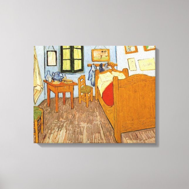 Impressão Em Tela Quarto de Van Gogh (Frente)