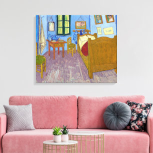 Impressão Em Tela Quarto de Vincent em Arles Van Gogh