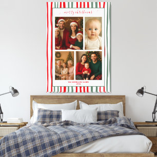 Impressão Em Tela Quarto decorado com elegância família Foto feliz N