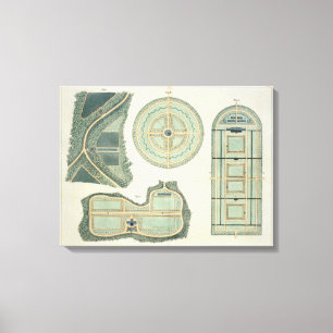 Impressão Em Tela Quatro planos para hortas, 'das sugestões no