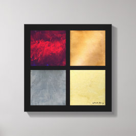 Impressão Em Tela Quatro quadrados 001