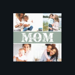 Impressão Em Tela Que bom que te amo, Dia de as mães.<br><div class="desc">Cute I Love You Mamãe Dia de as mães Photo Canvas Print apresenta quatro de suas fotos favoritas com o texto "Eu te amo Mãe" na tipografia branca moderna. Elaborado por ©Evco Studio www.zazzle.com/store/evcostudio</div>