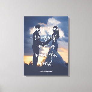 Impressão Em Tela Que Foto de um Mundo Maravilhoso